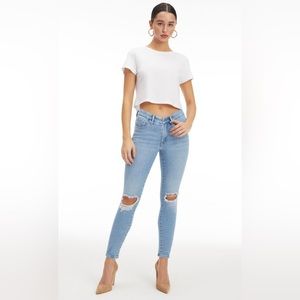 Good American - Good Legs Low Crop Skinny Jean